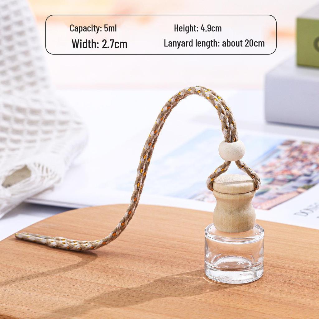 Creative Rope-Handle Glass Bottle Air Freshener and Flameless Diffuser