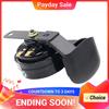 12V Snail Air Horn Waterproof Air Motorcycle Horn 130Db 510Hz Electric Snail Horn Fit For Motorcycle Auto Fit For Motorbike Truck Vehicle