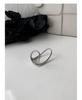 Damen Koreanischer 925er Silber Doppel-Finger Geometrischer Ring - Trendiger, Unregelmäßiger Designschmuck