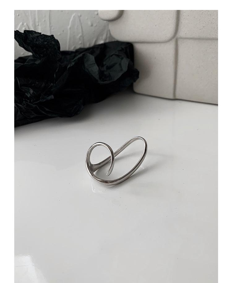 Damen Koreanischer 925er Silber Doppel-Finger Geometrischer Ring - Trendiger, Unregelmäßiger Designschmuck