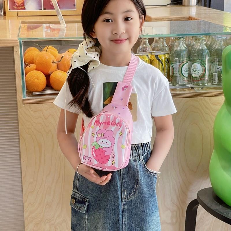 Trendy 2024 Summer Lightweight Nylon Shoulder Bag For Kids In Cute Designs And Patterns