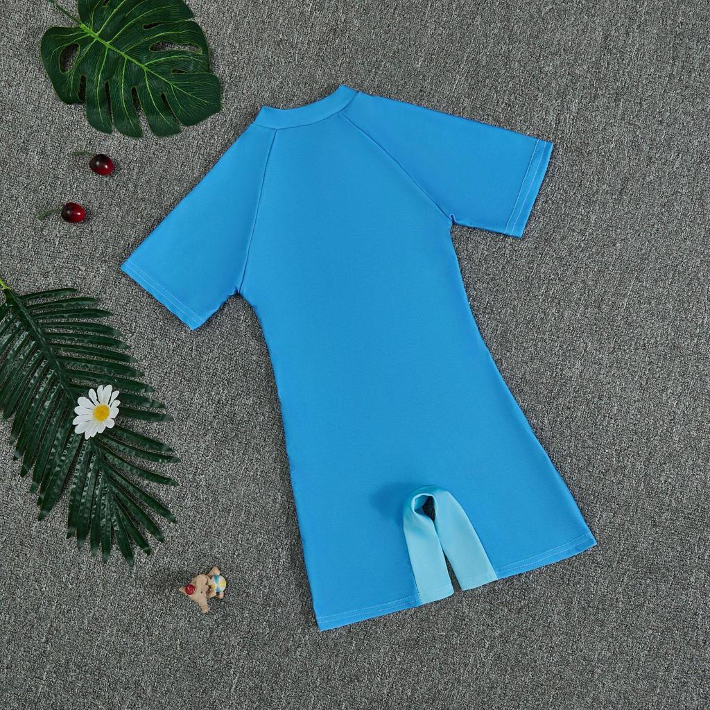 2025 New Boys' One-Piece Swimsuit: Quick-Drying, Sun Protection for Toddlers to Big Kids