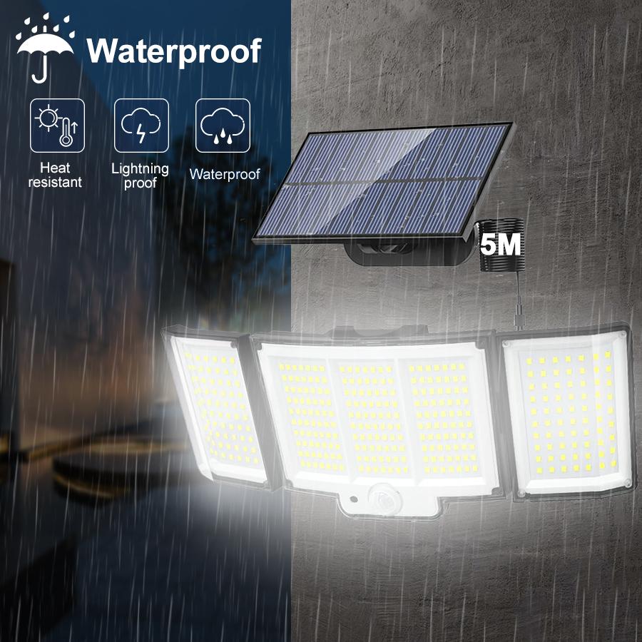 238/328 LED Solar Lamp Outdoor 348Wall Lamp IP65 Waterproof Spotlights Lamp Motion Sensor Solar 3 Mode Street Light Garden Decor