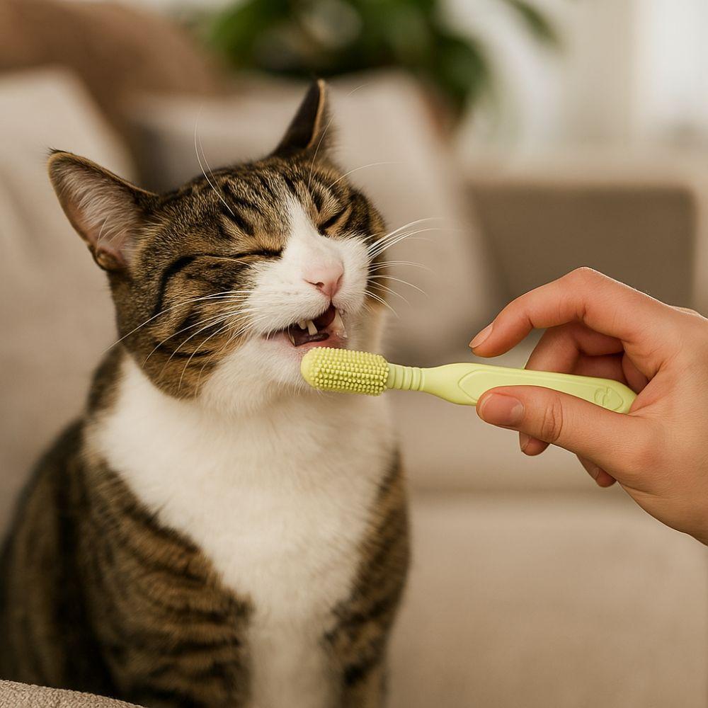 Pet Accessories Double Head Dog Toothbrush Gentle Effort-saving Oral Cleaning Tools Durable Cat Toothbrushes Pet Grooming