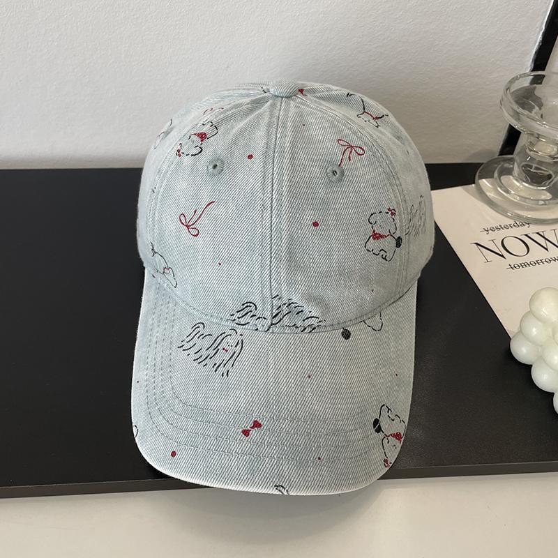 2025 New Cartoon Baseball Cap Retro Women Spring and Summer Fashion Casual Cute Versatile Quality Trend Beret Cap