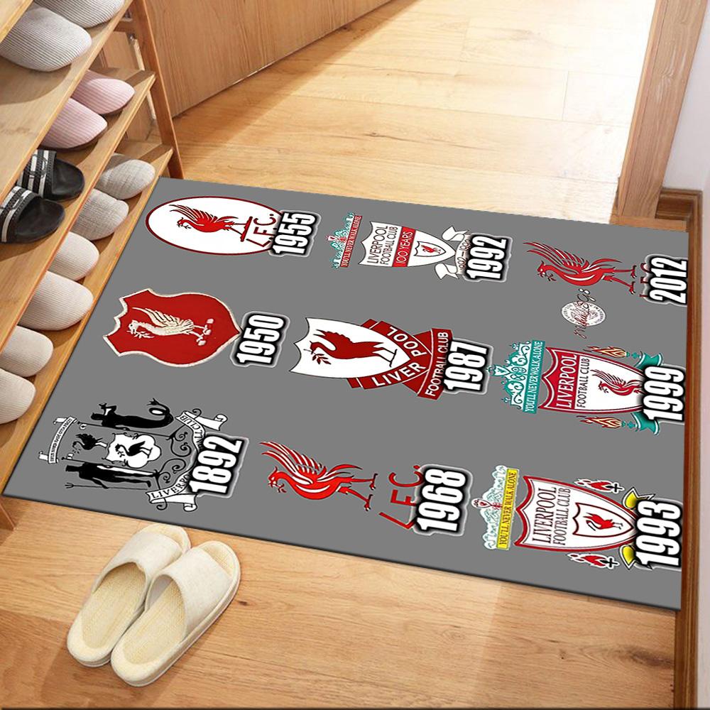 Liverpool Football Club Teppichdesign Für Eingangsbereich Küche Balkon Dekorieren Zimmer Rutschfester Teppich Dekorieren Büros