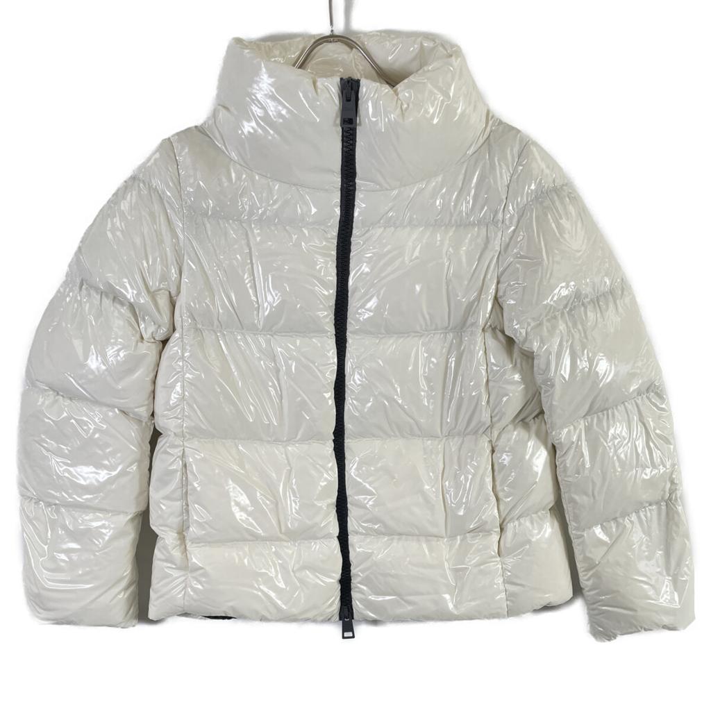 Herno 24AW PI001946D-12220Z‐1000 White Nylon Down Jacket Jacket 40 whiteUsed