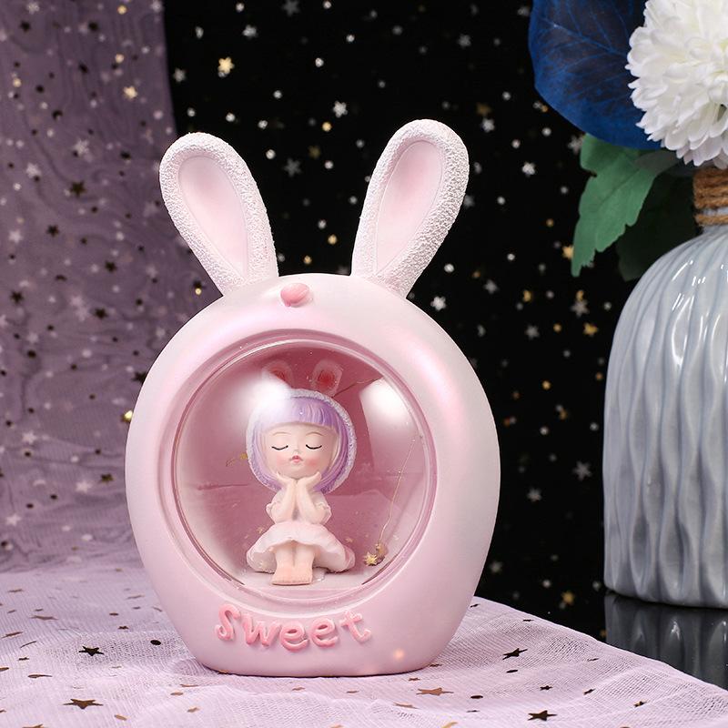 Princess Castle Fairy Star Lights Room Decorated Nightlight Button Power Battery