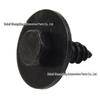BMW Car Decorative Fastener: Black Zinc Hex Head Screw Clip