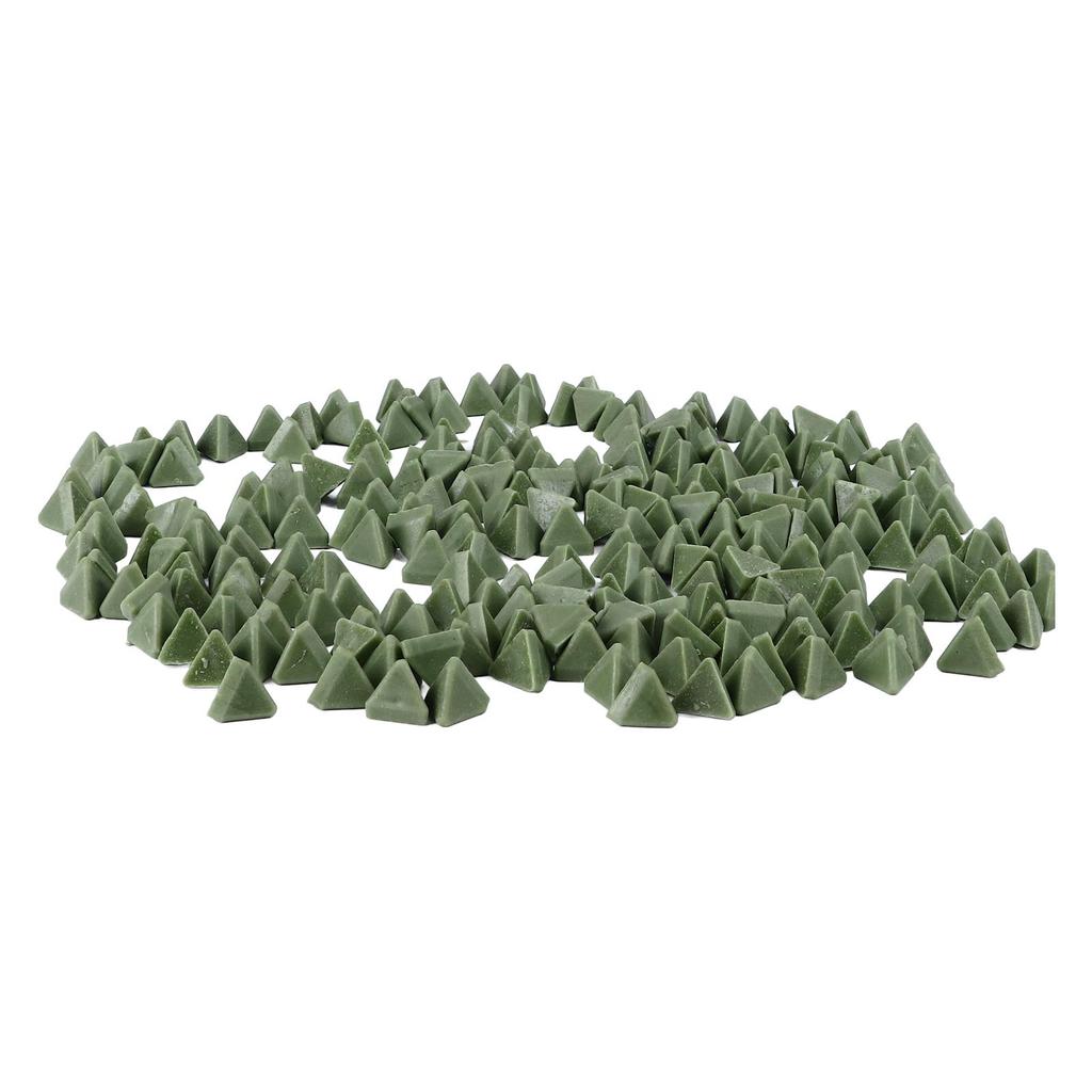 Triangle Resin Abrasive Efficient Resin Tumbling Media for Vibration Buffing Jewelry Polishing 15mm 17.6oz