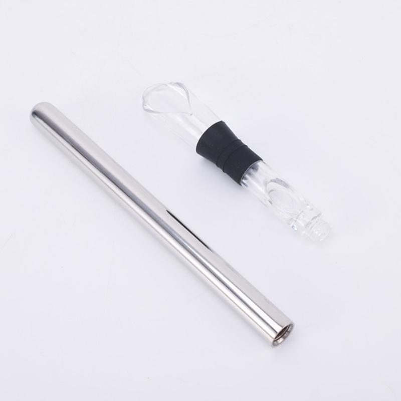 Wine Chiller Rod Stainless Steels Wine Cooling Stick Beer Beverage Freeze Stick Ice Wine Coolers for Red Wine Cooling