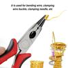 Needle Nose Pliers Long Nose Pliers for Jewelry Making Fishing Wire Wrapping Crafts Small Needle Nose Pliers with Handle