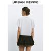 Women's Casual Lace Trim Short Sleeve Shirt
