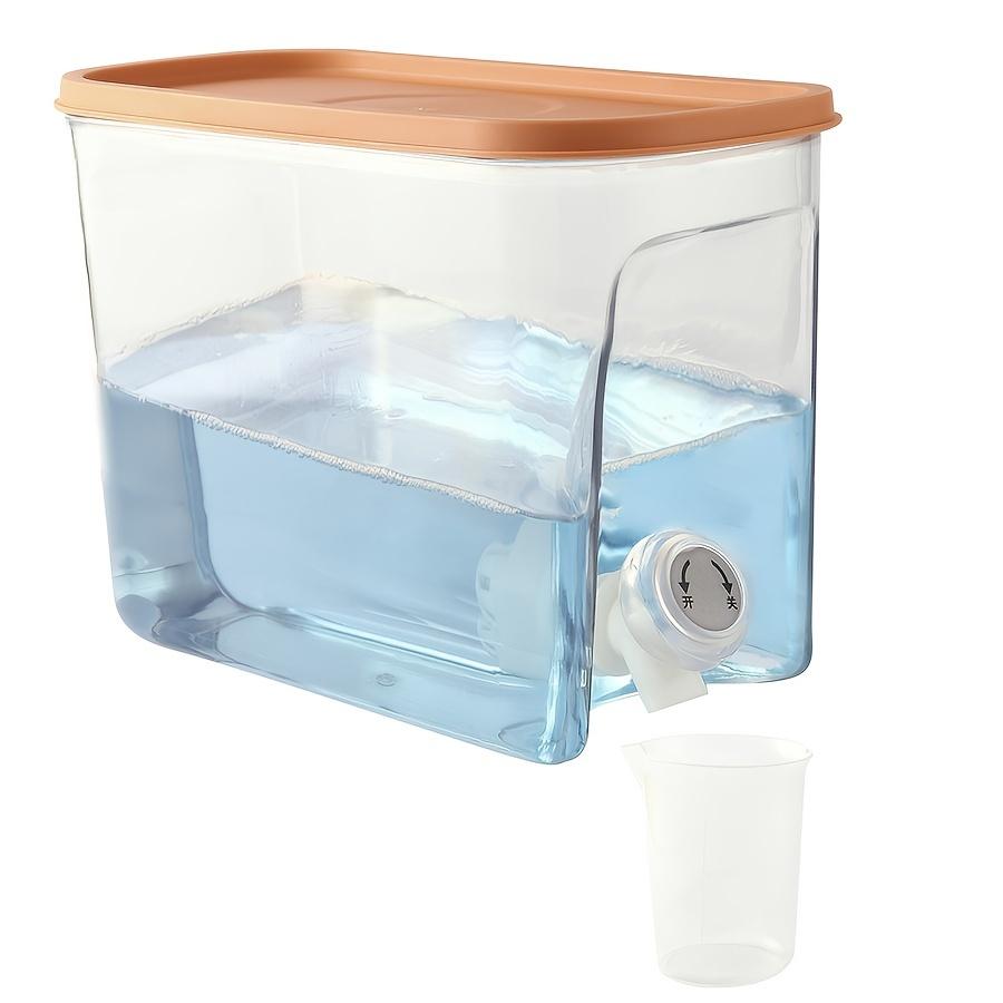 

Диспенсер для стирального порошка, дозатор для жидкого стирального порошка для хранения в прачечной, с чашкой с высоким расходом оранжевый