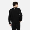 Evisu AW23 Seagull Letter Logo Patch Round Neck Pullover Regular Fit Sweatshirt Men sweatshirt Black 2EAGNM3SW5051XXFL
