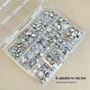 Sparkling Multi-Faceted Zirconia Nail Art Rhinestones Set – Handmade DIY Wearable Accessories