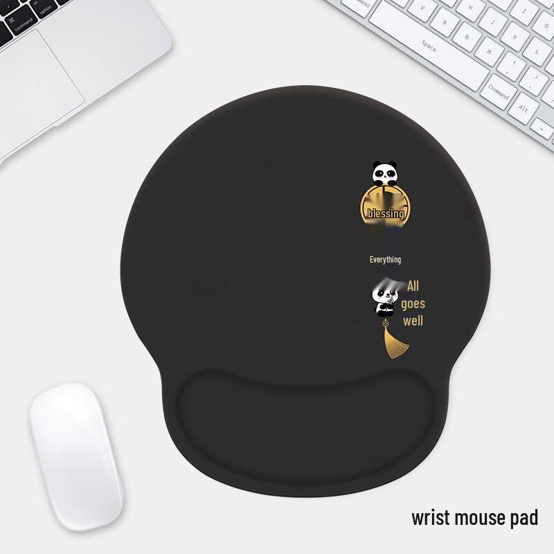 Panda Ergonomic Wrist Rest Mouse & Keyboard Pad Set