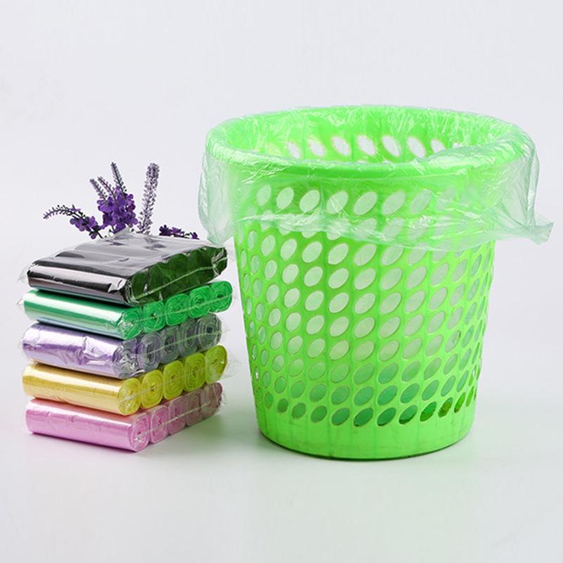 Small Thickened Color Garbage Bags, Disposable & Tear-off, Ideal for Home, Office, or Hotel Use.