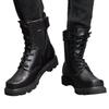 Outdoor Leather High-Top Hiking Boots
