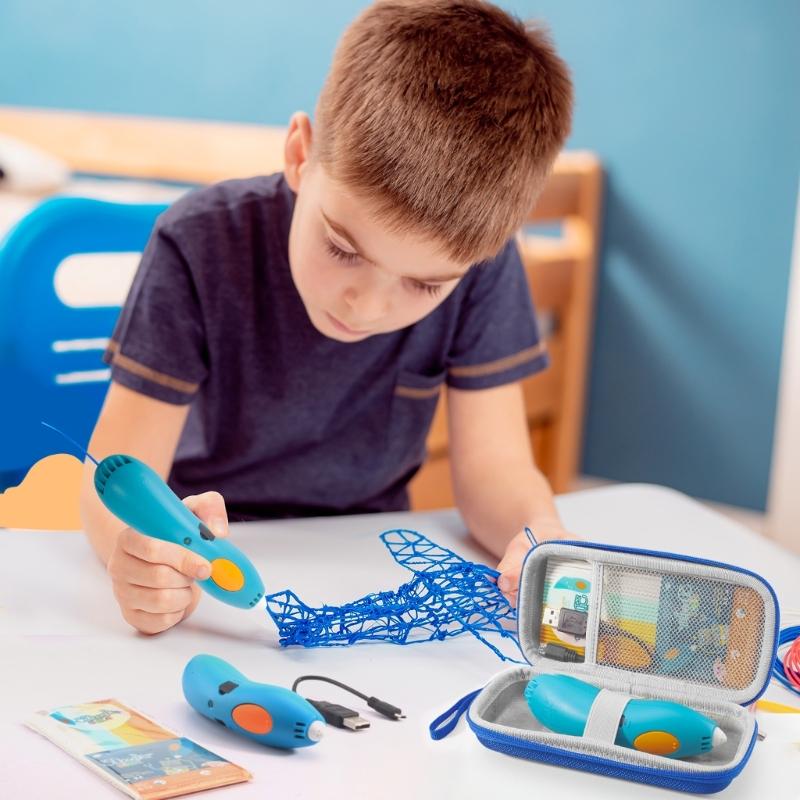 Lightweight Portable Organizers Case For 3D Pen Accessories Shockproof Design Ideal For Travel School Professional Use