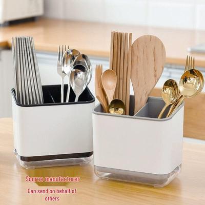 Multi-Functional Chopstick and Utensil Holder with Drainage