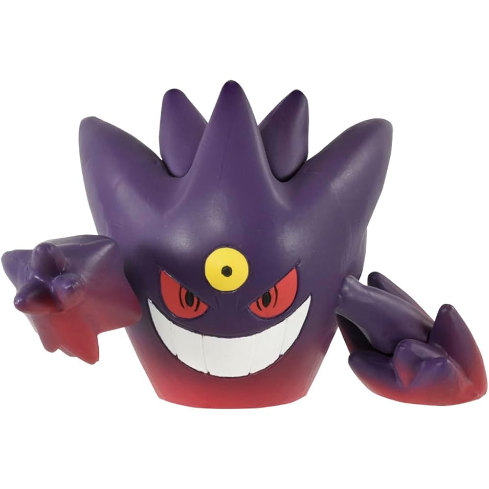Pokemon Moncolle Mega Gengar Collectible Figure 4.5 Inches Tall