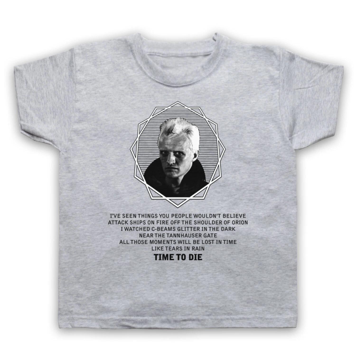 ROY BATTY UNOFFICIAL BLADE RUNNER TEARS IN RAIN SCI FI KIDS CHILDS Boys Baby Children T-shirt 100