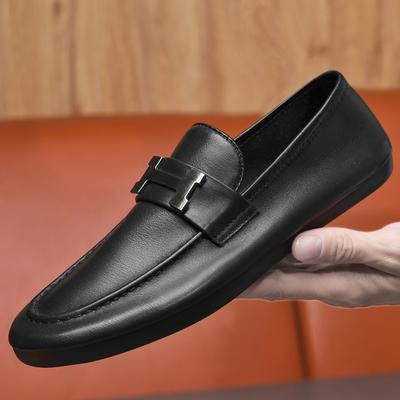 Live-Stream-Explosion Koreanische Version von Loafers, kleine Lederschuhe, einpedalige Lederschuhe für Frühling und Herbst, niedrig geschnittene Slipper, Doudou-Schuhe