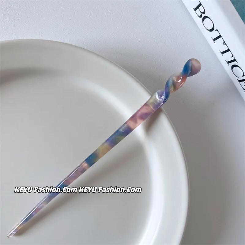Fashionable Chinese Style Hairpin Retro Acetate Chopsticks Women's Hairpin Hairpin Pin Wedding Hair Accessories