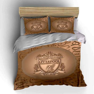 Liverpool Club Logo Bedding Bedding Duvet Cover Set Duvet Cover Pillowcases  (1 * Duvet Cover 2 * Pillowcases, Without Duvet Insert)