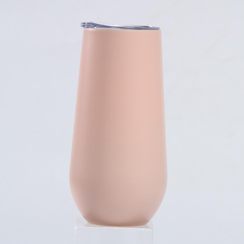 6Oz Eggshell Cup 304 Stainless Steel Swig Double-Layer Vacuum Thermos Cup Creative Red Wine Glass U-Shaped Cup