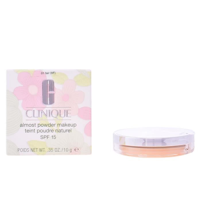 Eau De Toilette Clinique ALMOST POWDER Teint Poudre Naturel SPF15 #01-fair 10 Gr Femme