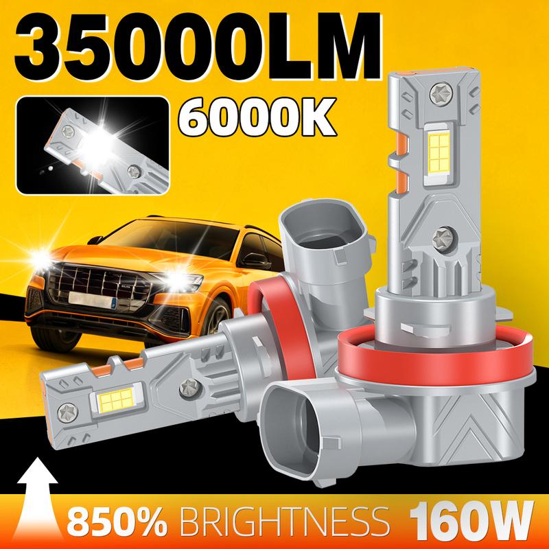 

35000LM High Quality hb4 Led Lights 160W Headlight Bulbs 6000K White CANBUS Lights H7 H1 9005 HB3 Automobile Motorcycles Lamp 80000Lm Bright