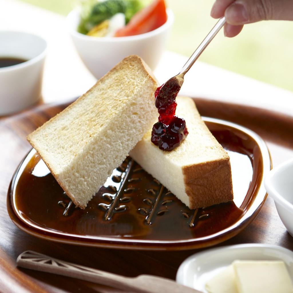 Mino ware gift set of 19x18cm bread plates with branch patterns ivory and one candy perfect for weddings and Made in Product number "miyama" set,