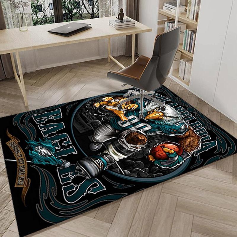 Eagle Power Philadelphia Area Rug for Office, Chair Rug, Decorative Carpet Livingroom Mat, Large Size Fan gifts Christmas gifts