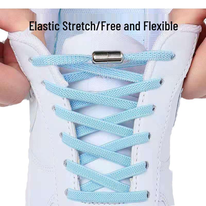 Colorful No-Tie Metal Capsule Lazy Shoelaces