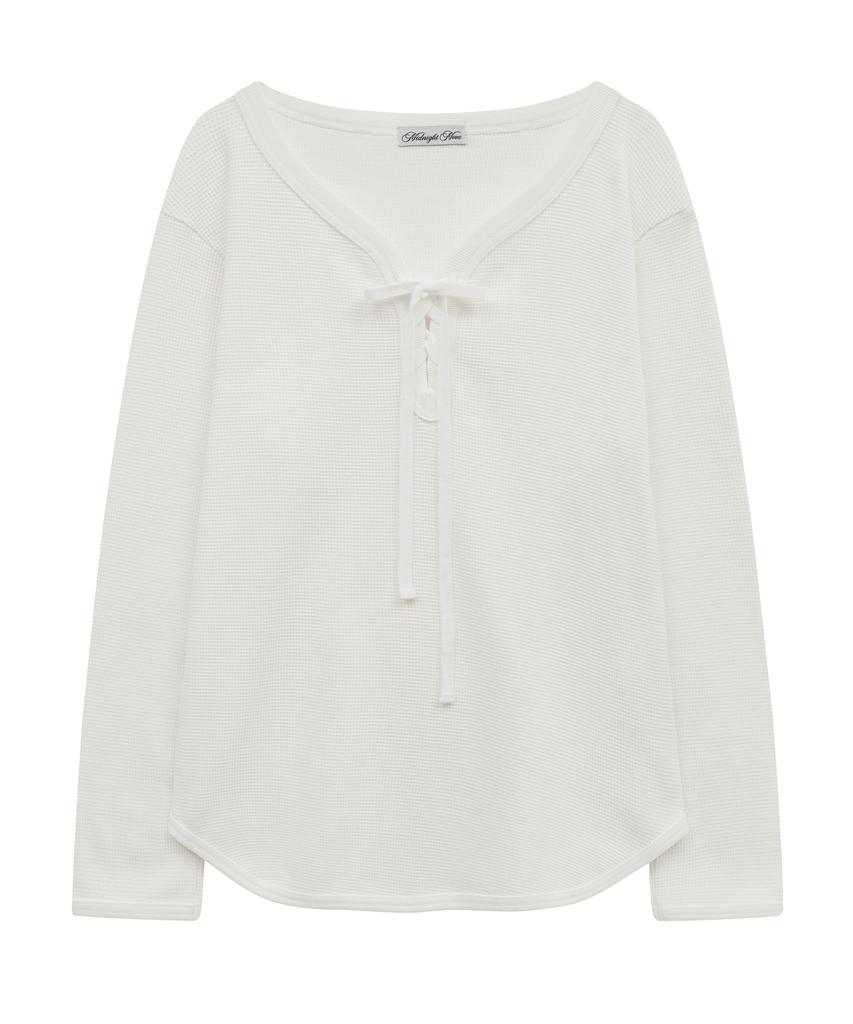 MIDNIGHT MOVE Waffle T (Ivory)