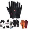 Stylish Black Touch Screen Winter Gloves Featuring Waterproof And Windproof Design