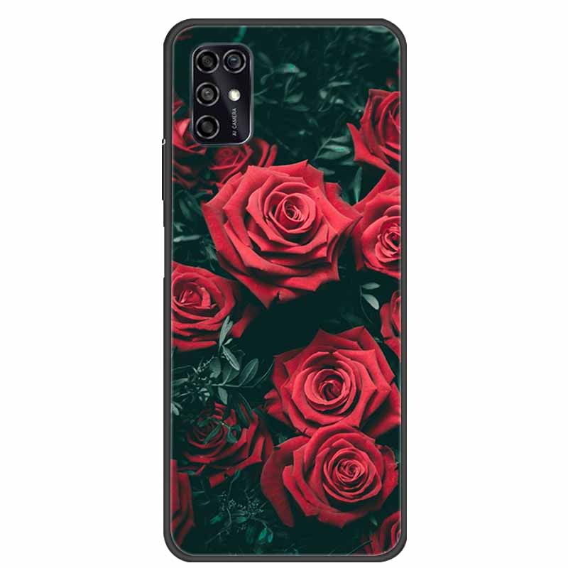 For ZTE Blade V2020 Smart Case Black Bumper Silicon TPU Soft Phone Cover Case For ZTE Blade V20 Smart 8010 Funda Cartoon Coque