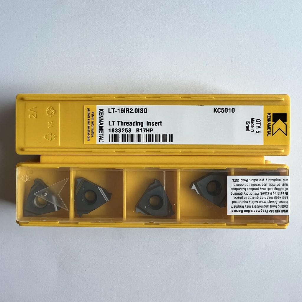 KENNAMETEL / LT-16IR2.0ISO KC5010  / Original Carbide Blade 10 Pcs