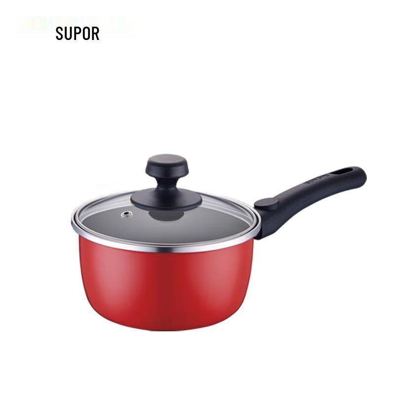 SUPOR China Red Non-stick 3-Piece Cookware Set