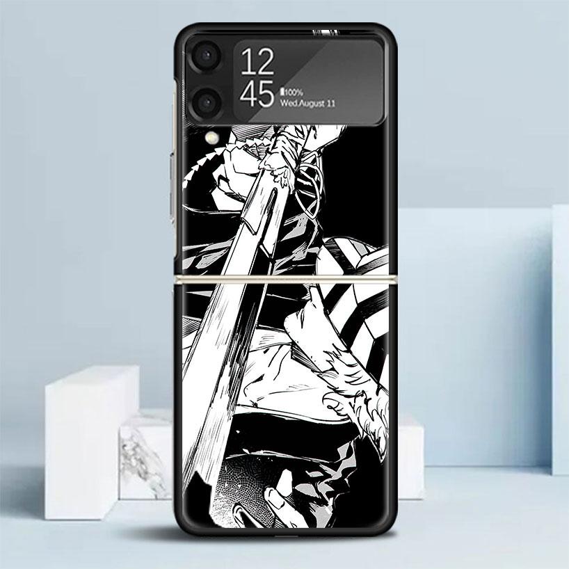 Bleach Kisuke Urahara Phone Case For Samsung Galaxy Z Flip7 Flip6 5G Flip5 Flip4 Flip3 ZFlip 7 6 3 4 5 Shockproof Back Cover Gal