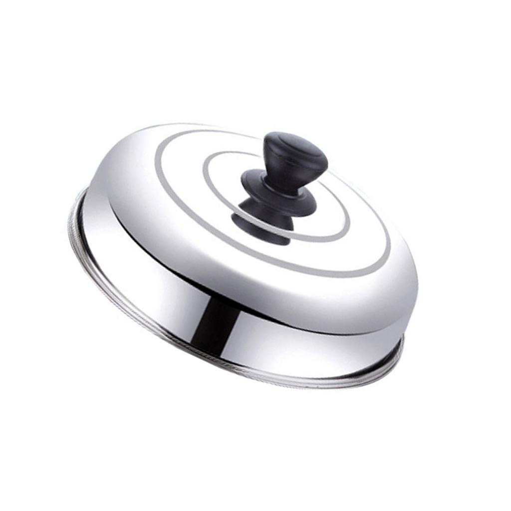 Cooking Pot Cover Stainless steels Wok Lid Skillets Cover Pan Cooker Replacement Lid for Pots, Frying Pan, Tall Pans