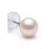 Boucles d'oreilles - PEARLS &amp; COLORS - Pearls &amp; Colors - Perle d'eau douce 4-5 mm - Or blanc 9 ct - Qualité AAA+
