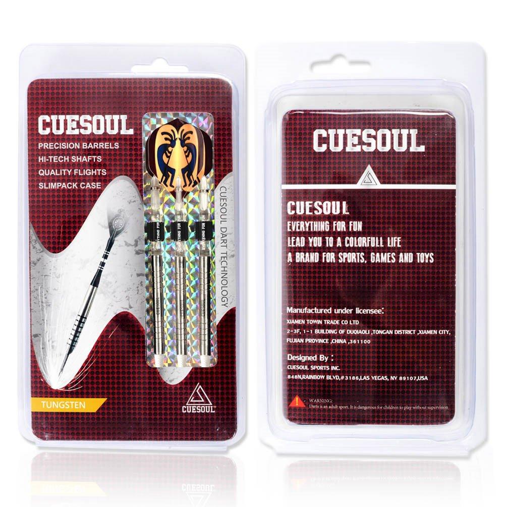 CUESOUL Sword Series. Soft-tip darts, 18g, 95% tungsten (CSTSTD044)