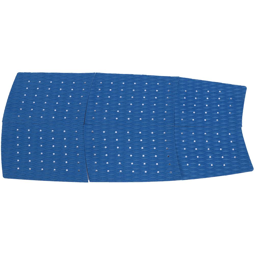 6PCS EVA Anti Slip Full Deck Grip Surfboard Boat Yacht Traction Pad Mat Decoration (Blue)