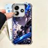 Sword Art Online Kirito Plating Phone Case For Xiaomi Poco X5 X6 X7 X8 Pro Max F8 Ultra F7 M8 M7 M5S Redmi 15C 15 14C 13C 13 X3
