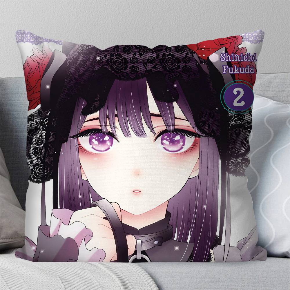 My Dress-Up Darling Anime Pillow Case Square Pillow Bedroom Sofa Leisure Comfort Cushion Car Living Room Home Decoration