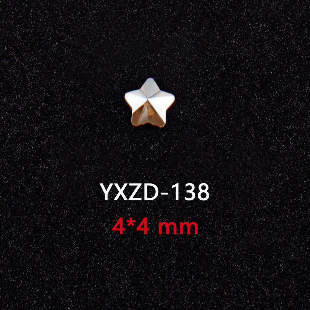 1440 Glas Diamanten mit flachem Boden Gold Champagner Speziell geformte Nageldiamanten DIY Tragematerial für Nägel Nagel Speziell geformte Diamanten Zubehör