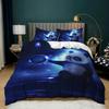 Panda Duvet Cover Cartoon Panda Printed Bedding Set For Boys Girls Microfiber Cute Animal Comforter Cover 2/3Pcs Full Size